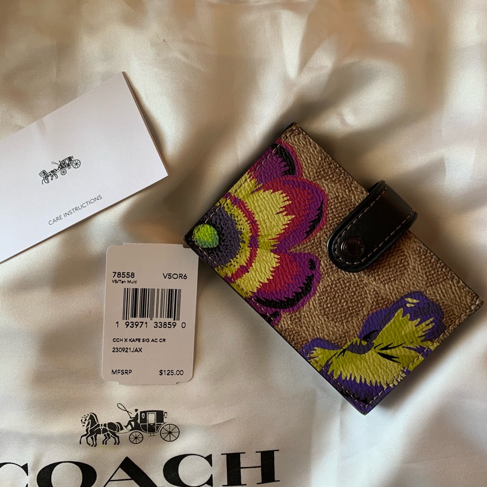 Coach x Kaffe Card Case SOLD
